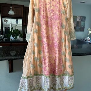 Chiffon embroidered Pakistani dress 3pc